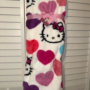 Hello Kitty Heart Blanket